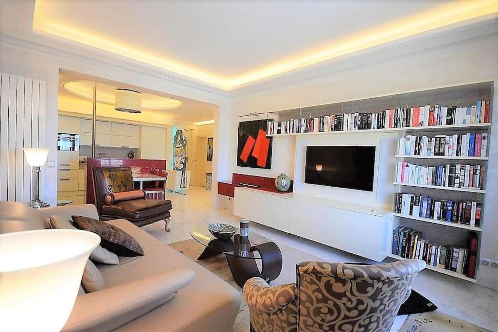 Palais Miramar Suite Art Modern - Derniere Etages Vue Mer - 75M De Confort - En Face Des Plages -Wifi - Clim カンヌ エクステリア 写真