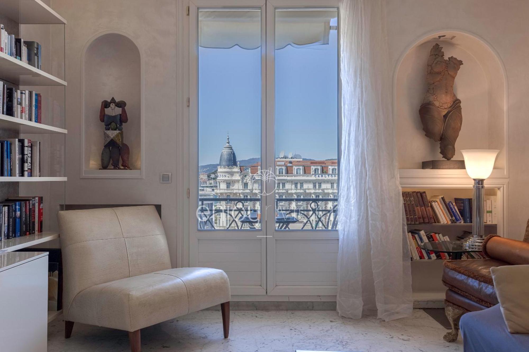 Palais Miramar Suite Art Modern - Derniere Etages Vue Mer - 75M De Confort - En Face Des Plages -Wifi - Clim カンヌ エクステリア 写真