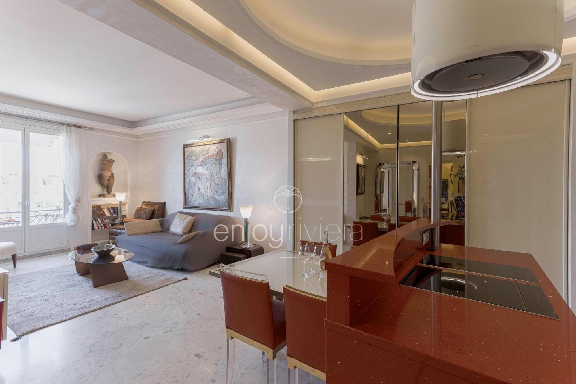Palais Miramar Suite Art Modern - Derniere Etages Vue Mer - 75M De Confort - En Face Des Plages -Wifi - Clim カンヌ エクステリア 写真