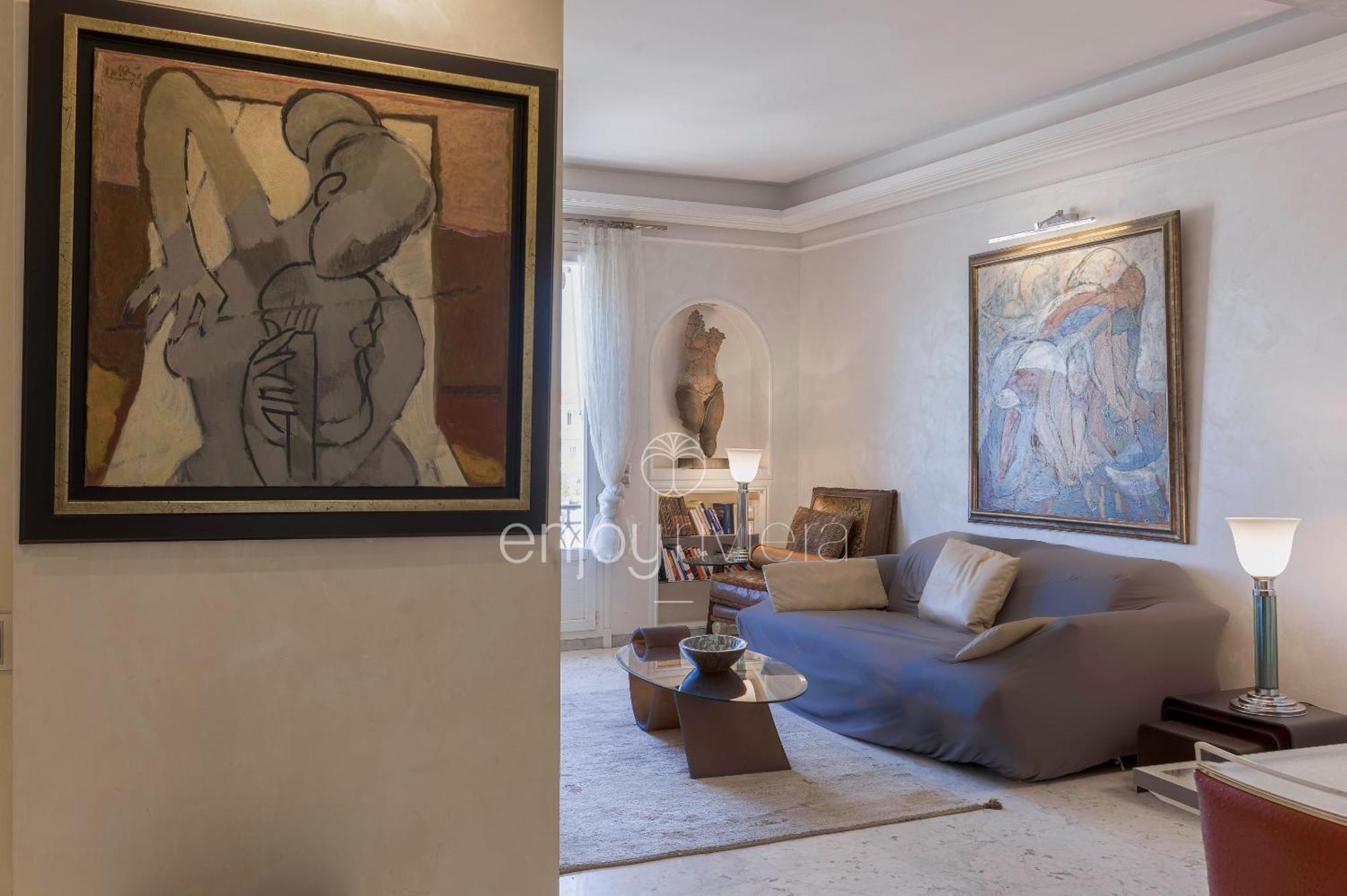 Palais Miramar Suite Art Modern - Derniere Etages Vue Mer - 75M De Confort - En Face Des Plages -Wifi - Clim カンヌ エクステリア 写真